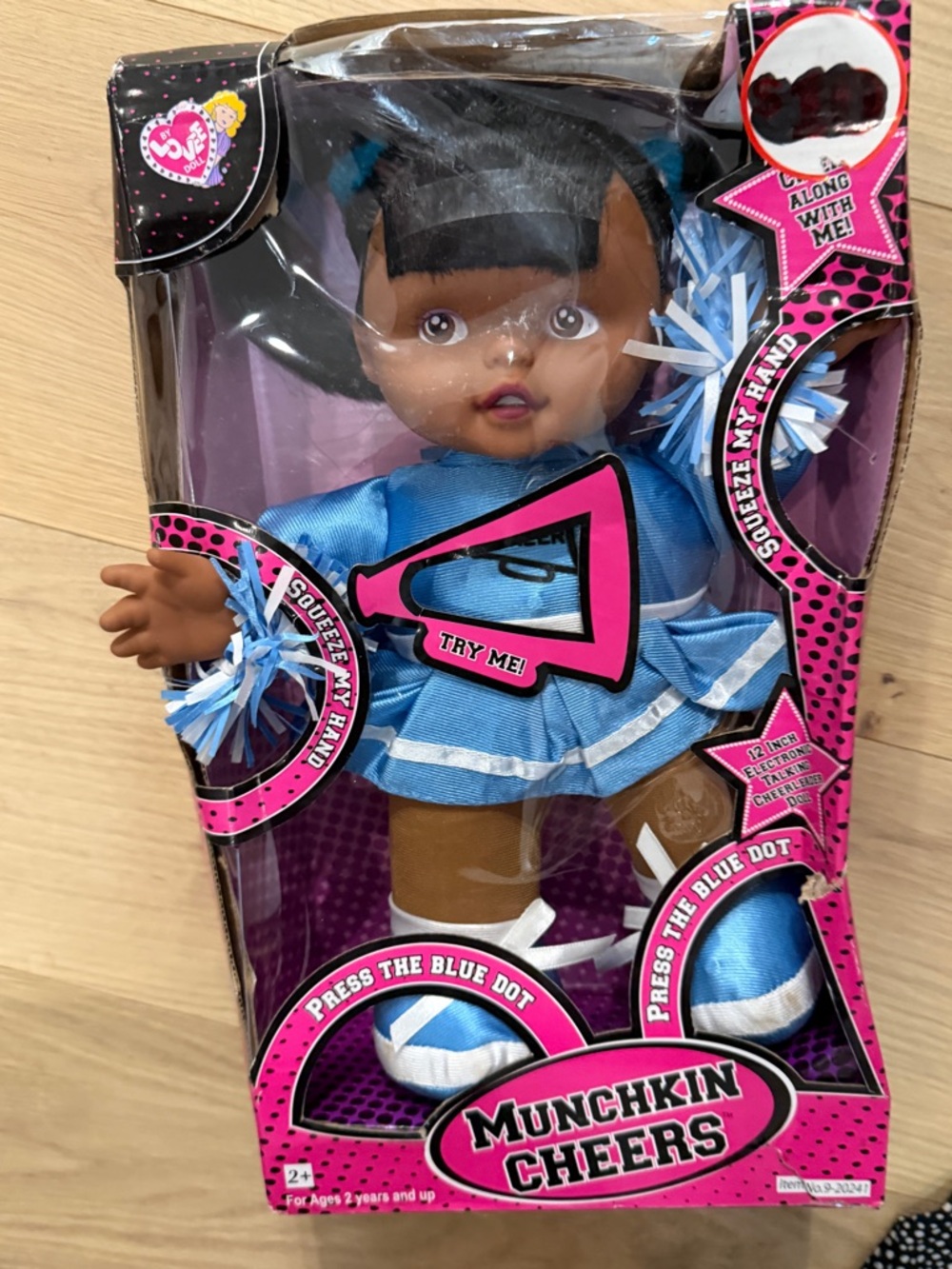 Munchkin Cheers Electronic Talking Cheerleader Doll by Lovee Doll Makes Sounds